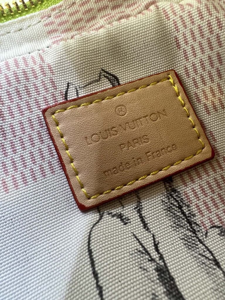 Louis Vuitton Nano Porte Documents Voyage Portable Briefcase Damier Golf Canvas Green 20Cm N40643 - Image 3