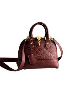 Louis Vuitton Neo Alma Bb Bag Monogram Empreinte Burgundy 24Cm