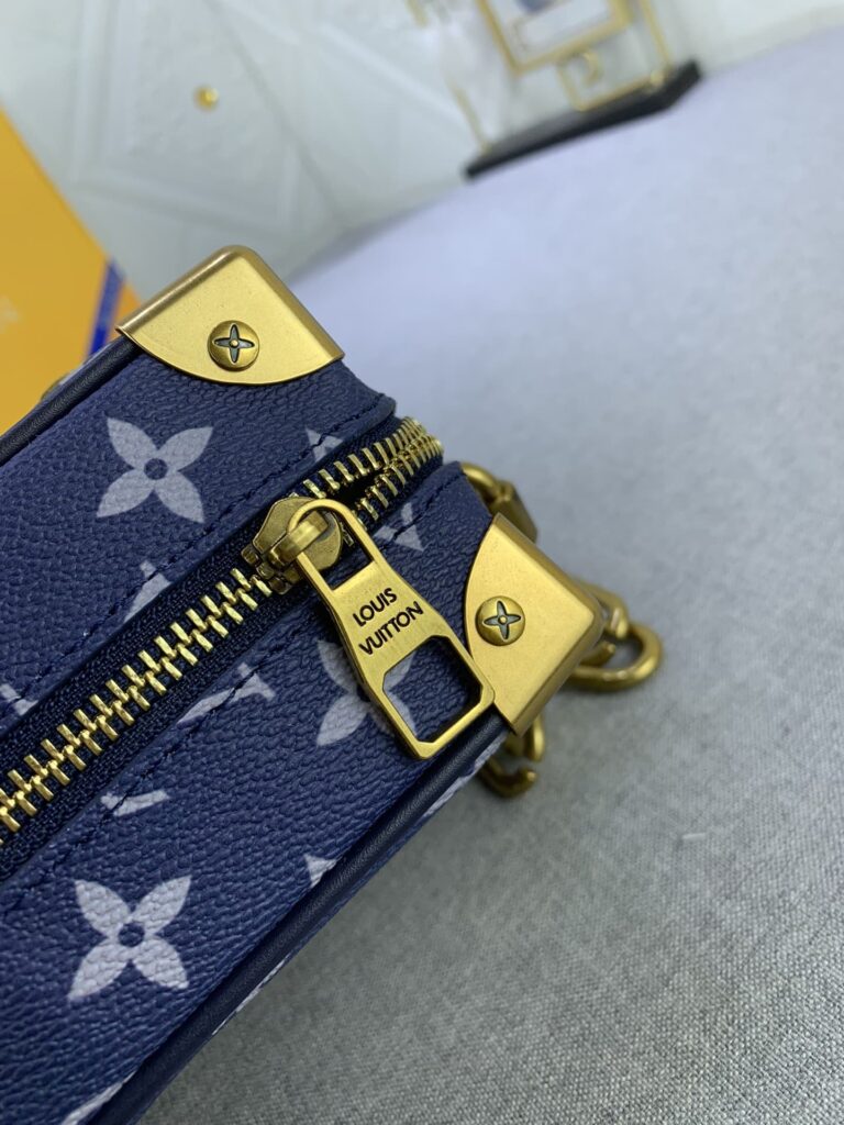 Louis Vuitton Mini Soft Trunk Bag Blue 18Cm M23731 - Image 4
