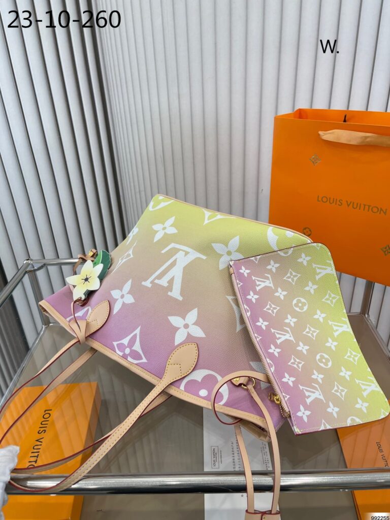 Louis Vuitton Neverfull Mm Pink 33Cm - Image 2