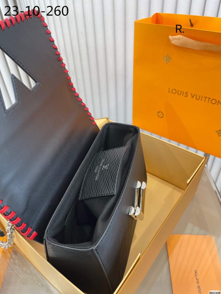 Louis Vuitton Twist Bag With Flower Embrodary Black 23Cm - Image 10