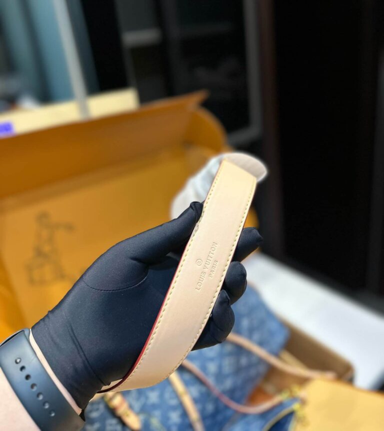 Louis Vuitton Carryall Pm Denim Blue 28Cm - Image 7