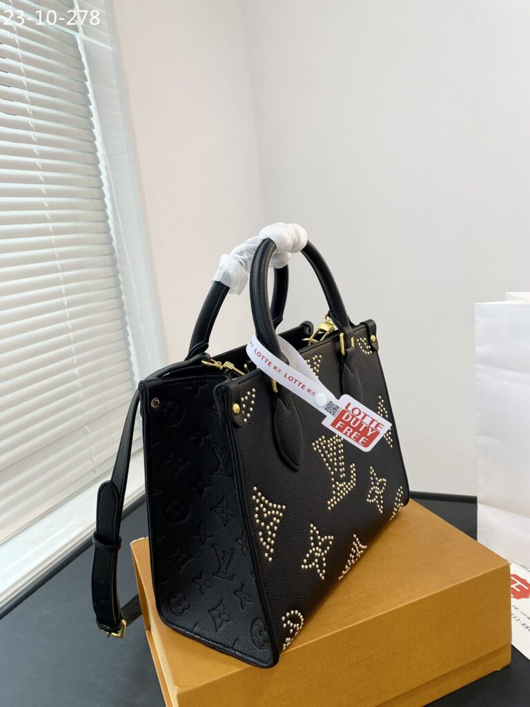 Louis Vuitton Onthego Pm Bag Black 25Cm M46733 - Image 3