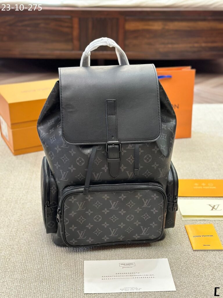 Louis Vuitton Backpack Monogram Black 45Cm - Image 4