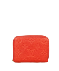 Louis Vuitton Zippy Coin Purse Monogram Empreinte Orange 11Cm M60067