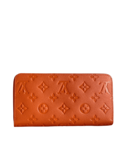 Louis Vuitton Zippy Wallet Monogram Orange 19Cm M61864