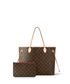 Louis Vuitton Neverfull Brown And Red Mm 32Cm M41178