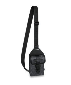 Louis Vuitton Saumur Sling Bag Black 21Cm M45912