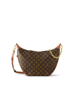 Louis Vuitton Loop Hobo Monogram Canvas Brown 35Cm M46311