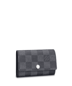 Louis Vuitton 6 Key Holder Damier Graphite 10Cm N62662