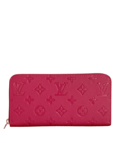 Louis Vuitton Zippy Wallet Monogram Dark Pink 19Cm M61864