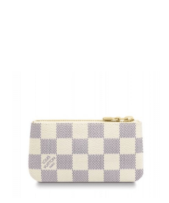 Louis Vuitton Damier Azur Coated Canva Key Pouch 12Cm N62658