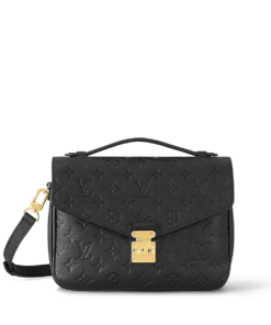 Louis Vuitton Micro Métis Black With Gold Chain 22Cm M41487