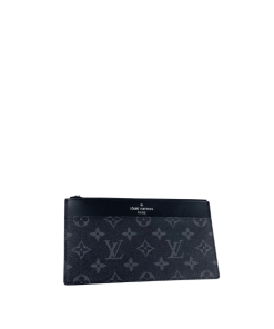 Louis Vuitton Monogram Slim Purse Full Black M80348