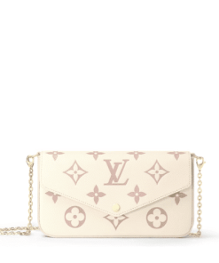 Louis Vuitton Félicie Pochette White And Pink 21Cm M82047