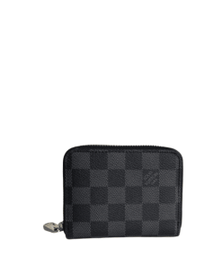 Louis Vuitton Zippy Coin Purse Damier Graphite Wallet 11Cm N63070