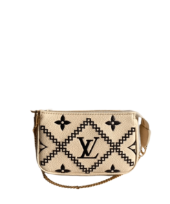 Louis Vuitton Mini Pochette Accessoires White M81140