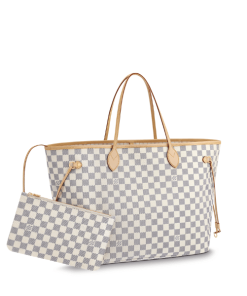 Louis Vuitton Neverfull Gm Damier Azur And Beige 40Cm N41360