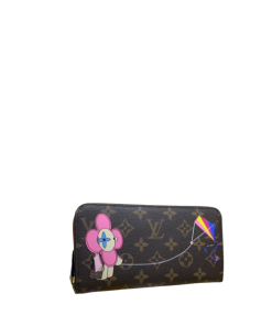 Louis Vuitton 2004 Porte Monnaie Zippy Monogram Vivienne Kite Flying Wallet