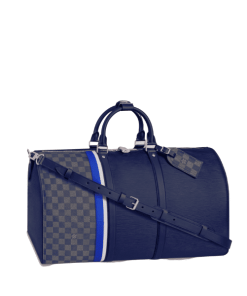 Louis Vuitton Keepall Bandoulière 45Cm Navy Blue M56660