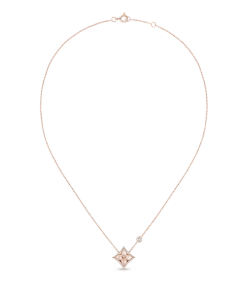 Louis Vuitton Colour Blossom Bb Star Pendant Pink Gold Pink Mother Of Pearl And Diamond Q93612