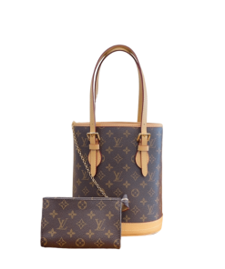 Louis Vuitton Monogram Petit Bucket Pm Monogram Canvas 26Cm M42238