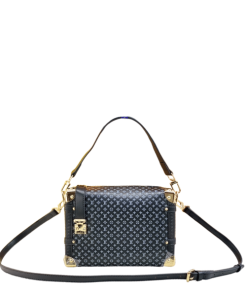 Louis Vuitton Side Trunk Monogram In Full Black 24.5Cm M46358