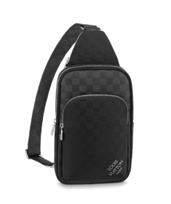 Louis Vuitton Avenue Slingbag 31Cm Black And Grey N40439