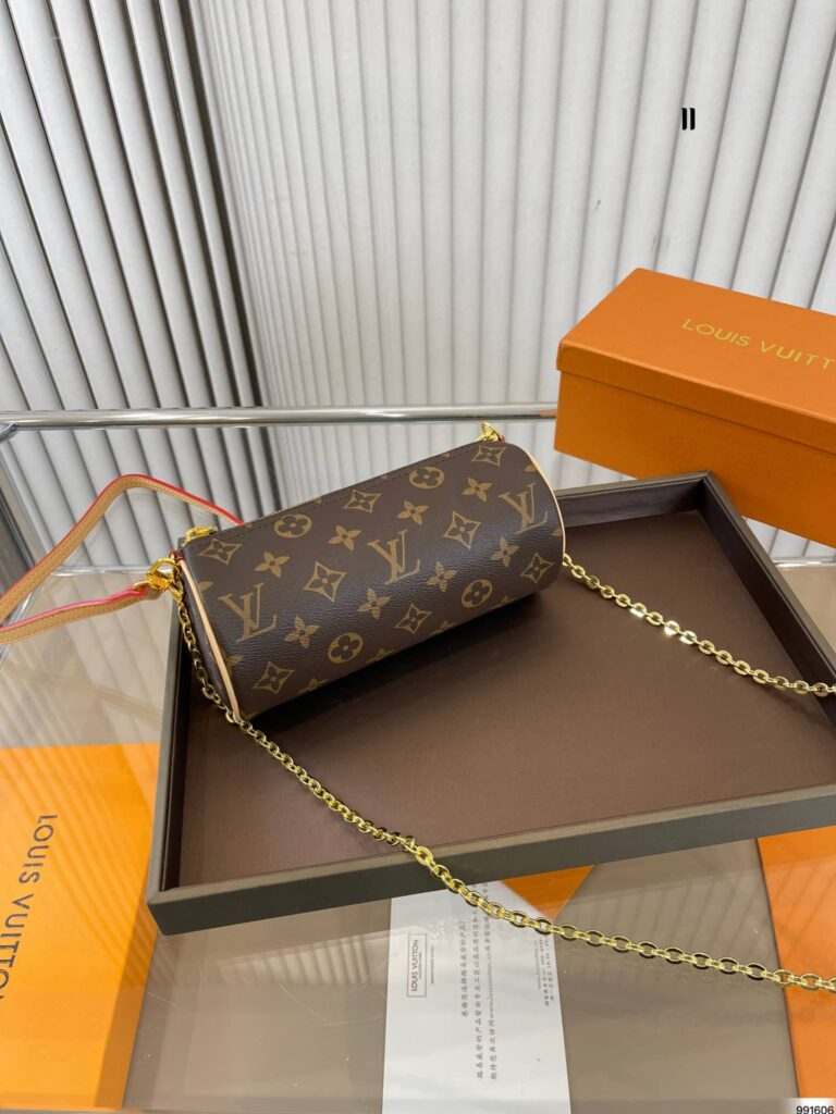 Louis Vuitton Monogram Pochette Papillon Pouch Brown 20Cm - Image 10