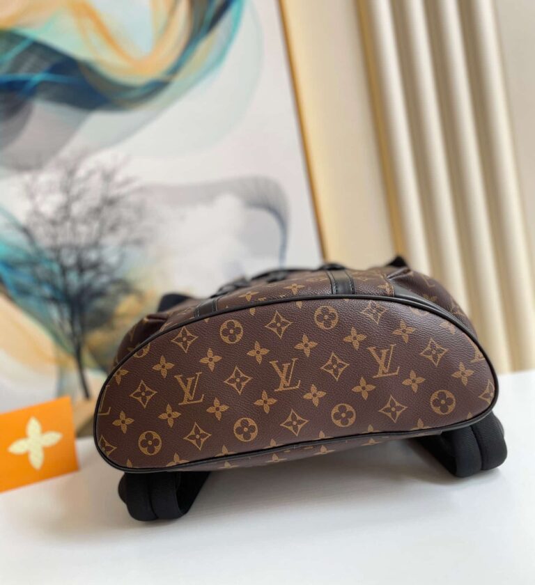 Louis Vuitton Christopher Backpack Monogram Brown Macassar Canvas 45Cm M43735 - Image 2