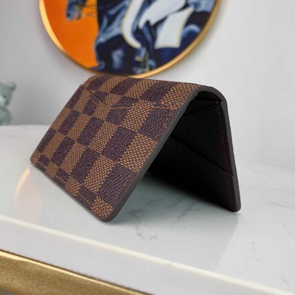 Louis Vuitton Pocket Organizer Damier Brown Canvas 11Cm N63143 - Image 7
