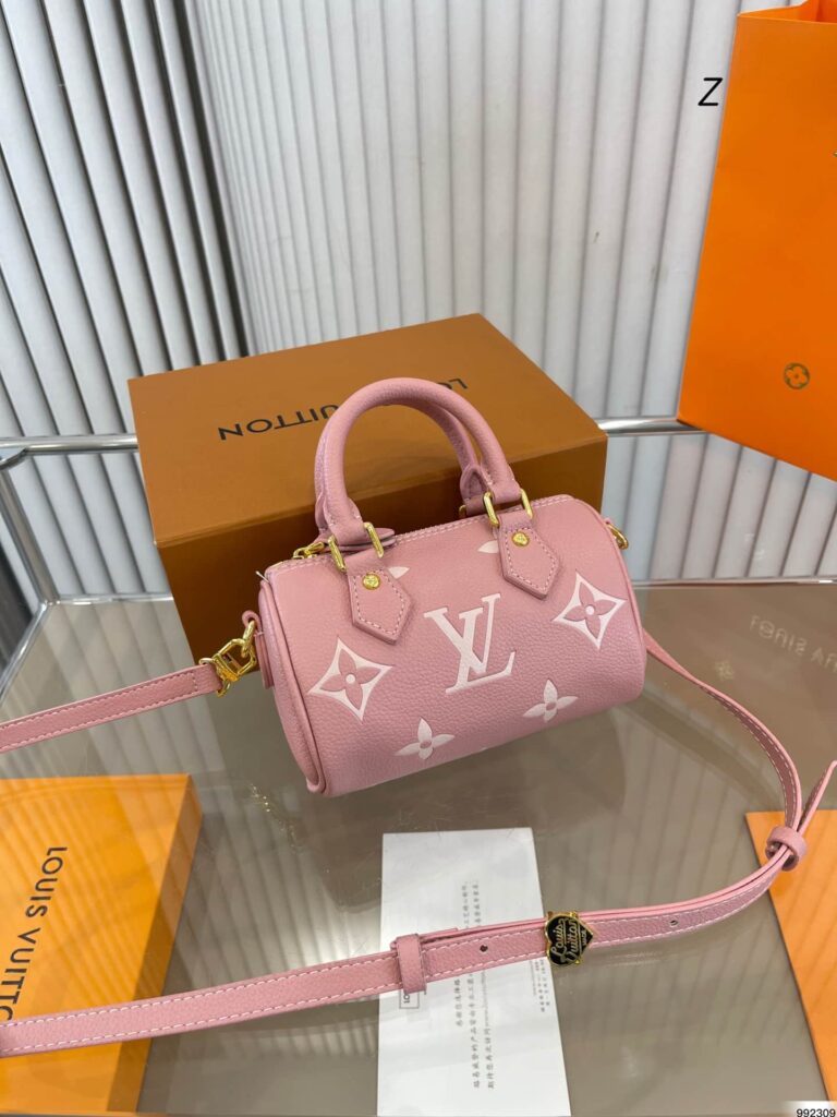 Louis Vuitton Nano Speedy Monogram Canvas Pink 17Cm M81456 - Image 2