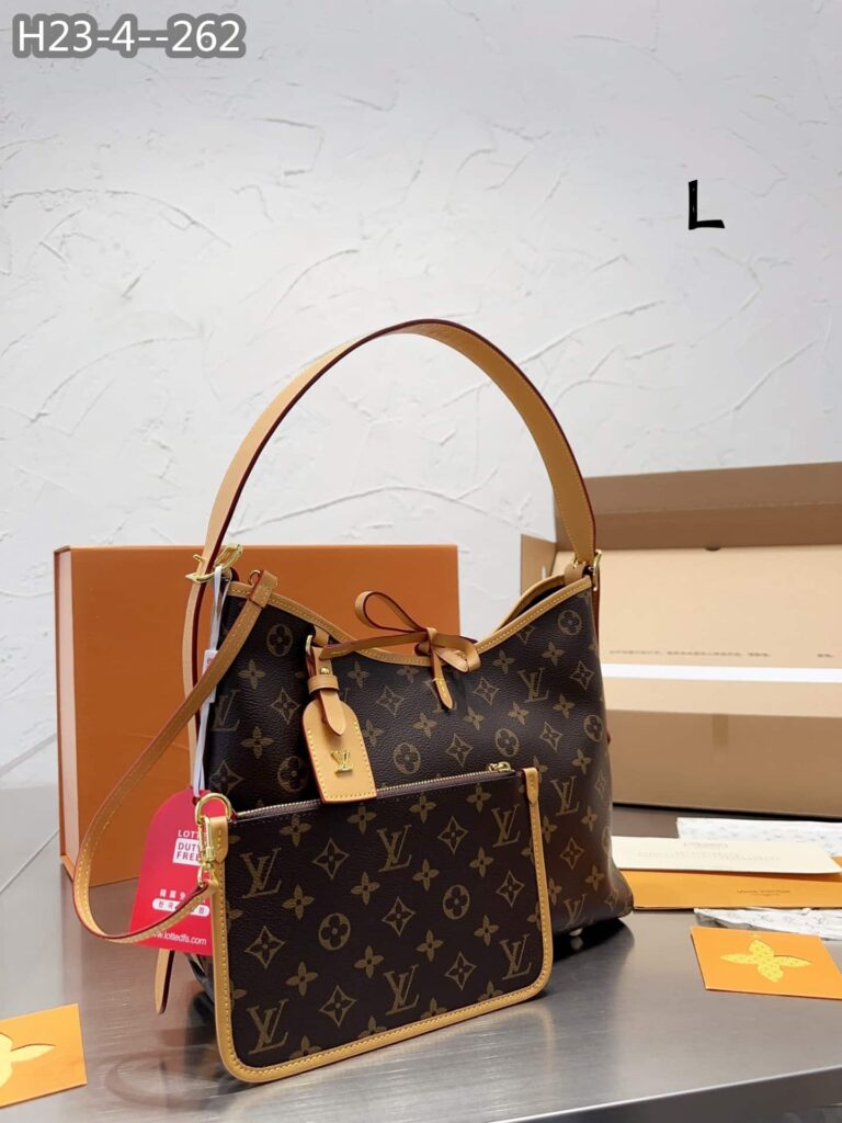 Louis Vuitton Carryall Pm Brown Line Monogram Canvas 30Cm M46203 - Image 2
