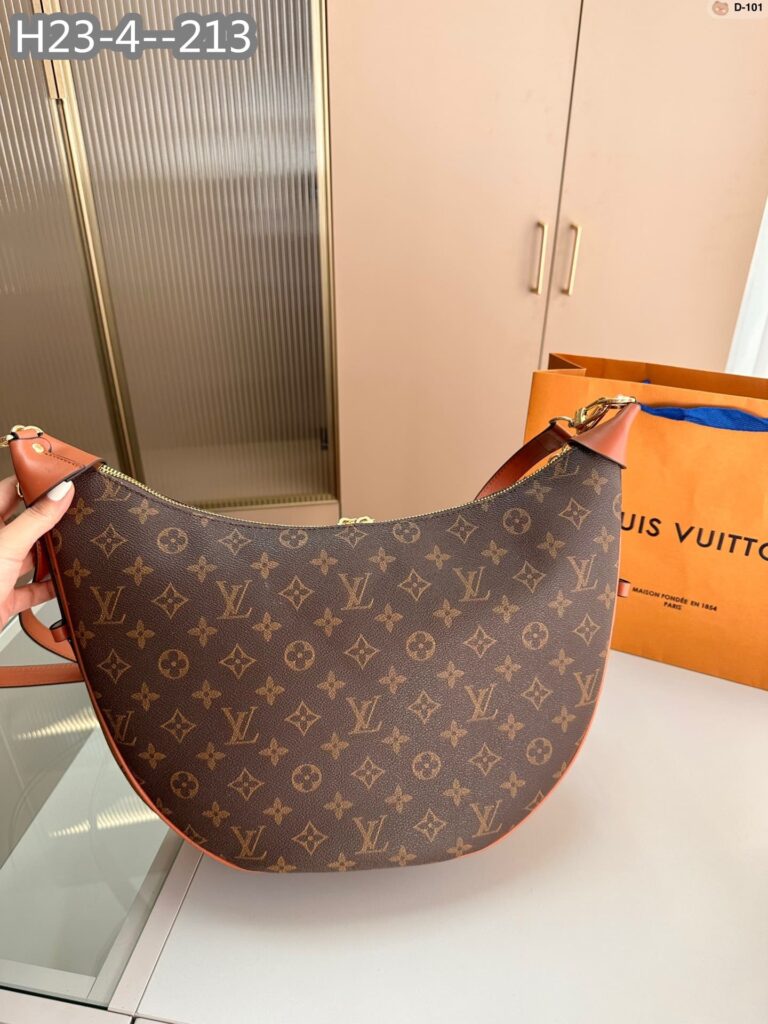 Louis Vuitton Loop Hobo Monogram Canvas Brown 35Cm M46311 - Image 4