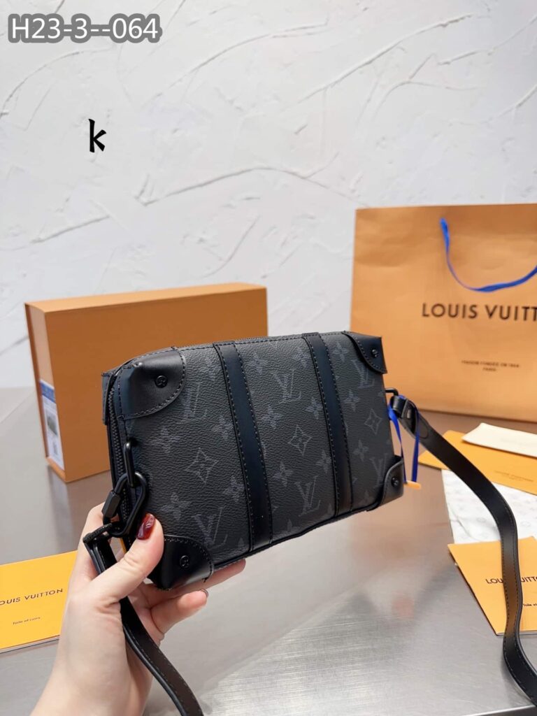 Louis Vuitton Soft Trunk Monogram Eclipse Canvas Black 23Cm M69838 - Image 4