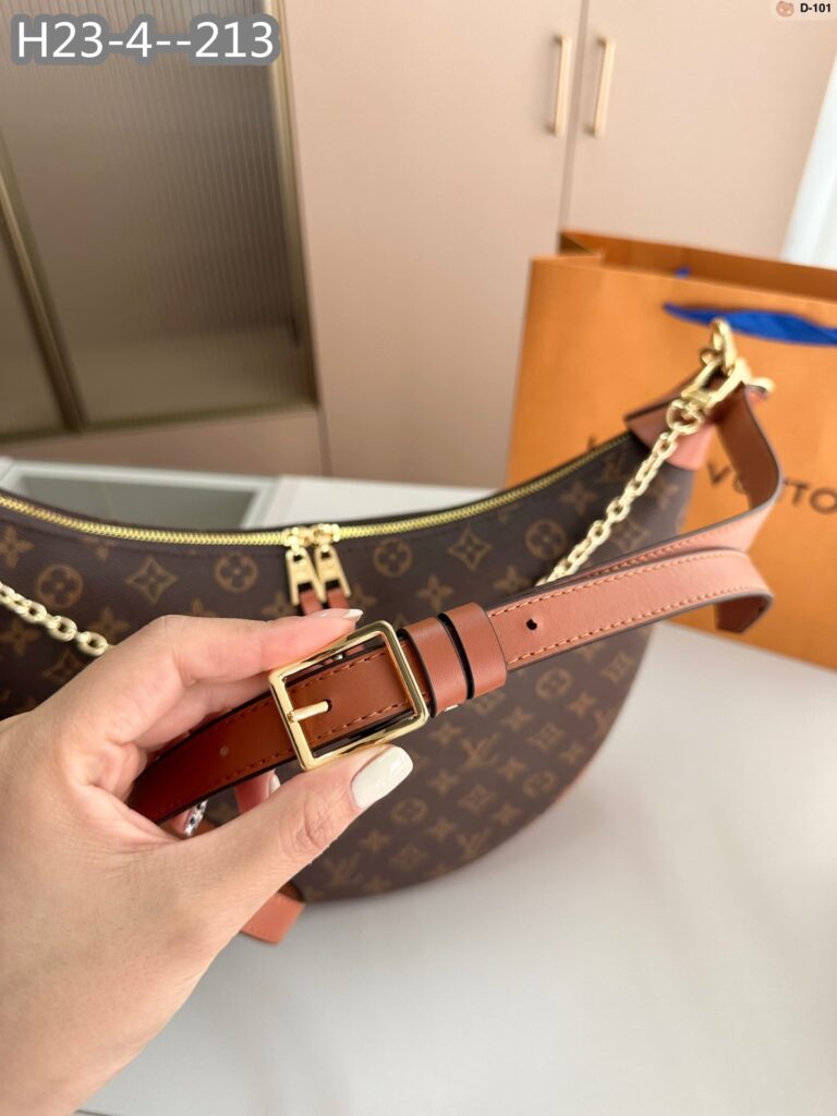 Louis Vuitton Loop Hobo Monogram Canvas Brown 35Cm M46311 - Image 5