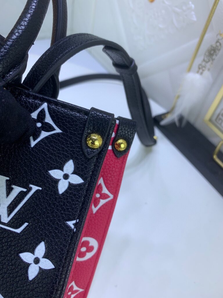 Louis Vuitton Onthego Mm 25Cm Black White And Pink M46060 - Image 5