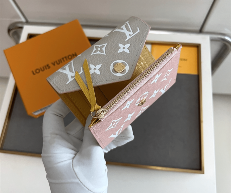 Louis Vuitton Victorine Short Wallet Pink And Grey 12Cm M81557 - Image 6