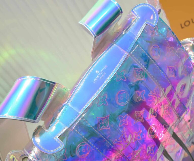 Louis Vuitton X Virgil Abloh Pvc Prism Christopher Backpack Honogram 49Cm M53286 - Image 6