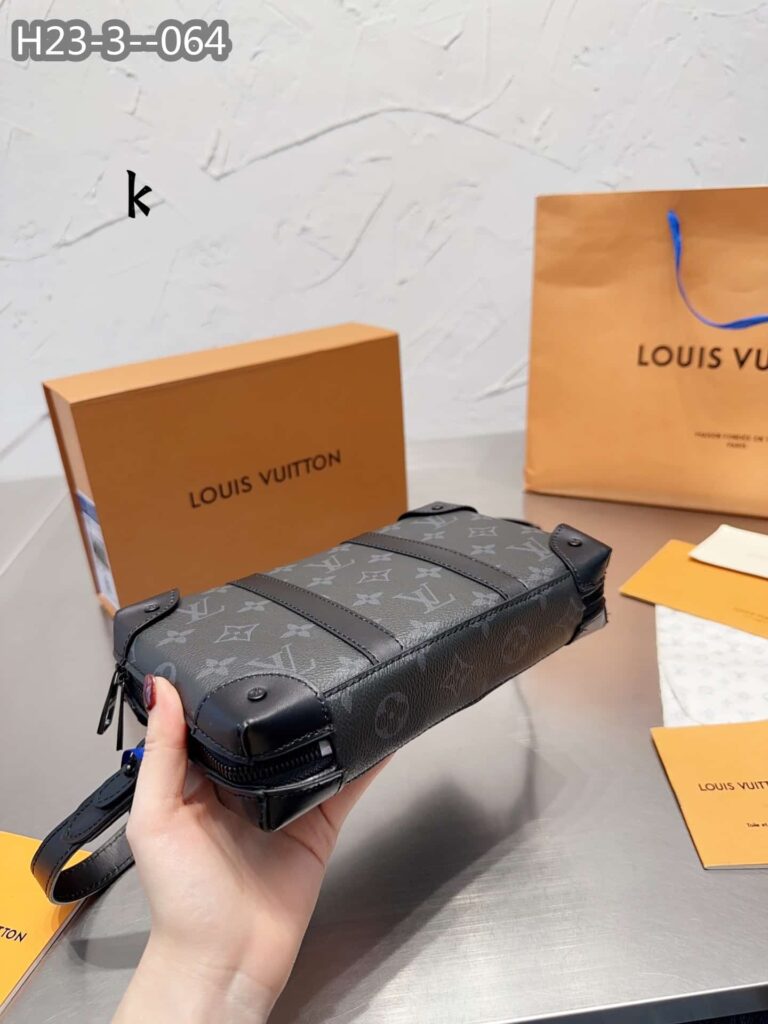 Louis Vuitton Soft Trunk Monogram Eclipse Canvas Black 23Cm M69838 - Image 6