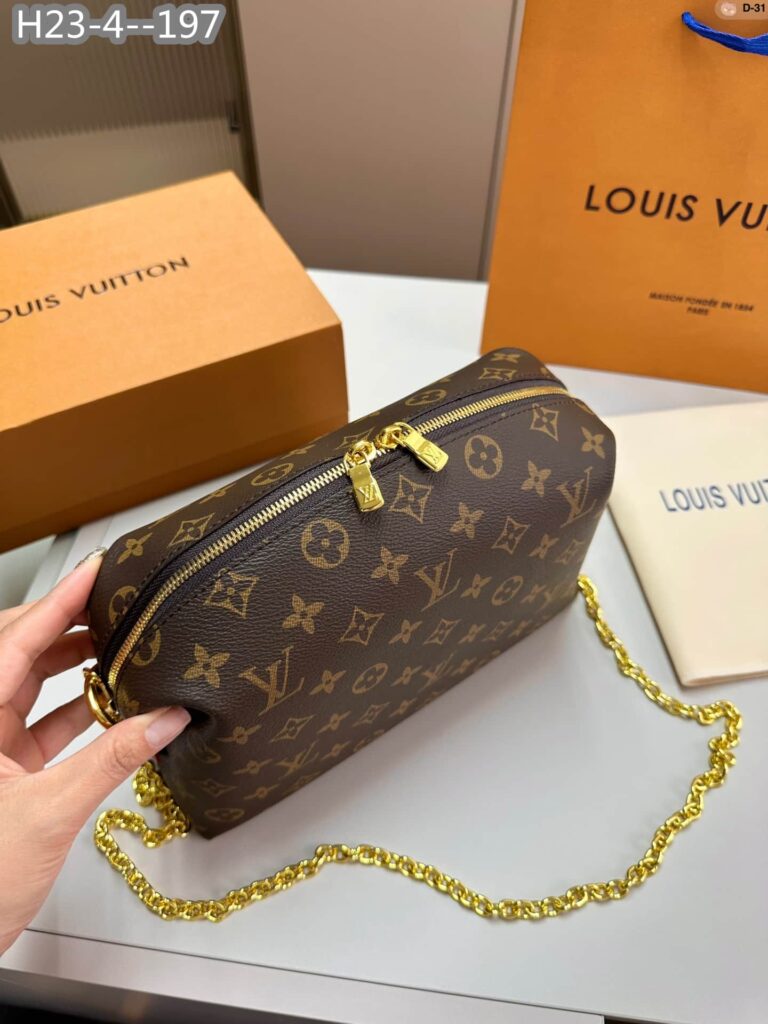 Louis Vuitton Cosmetic Pouch Gm Brown 27Cm M46458 - Image 6