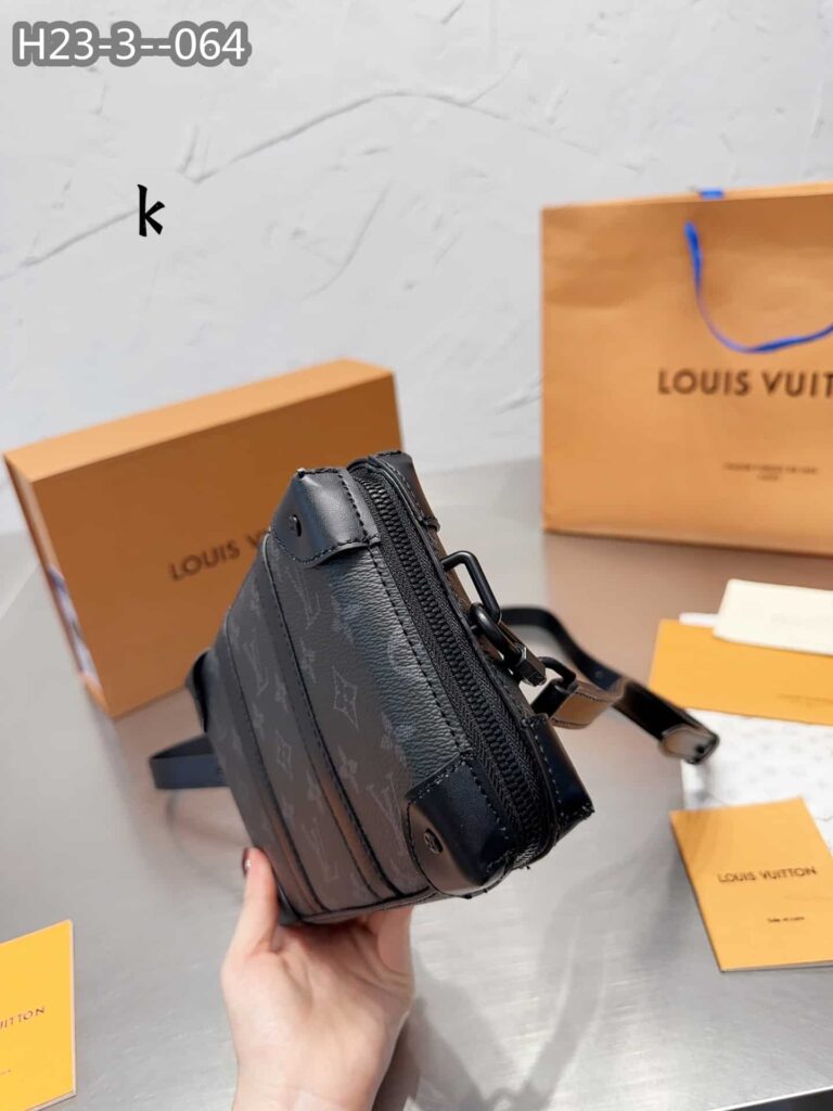 Louis Vuitton Soft Trunk Monogram Eclipse Canvas Black 23Cm M69838 - Image 7