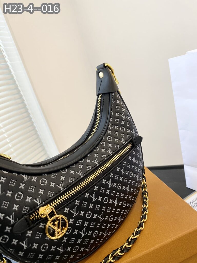 Louis Vuitton Loop Baguette Bag Black And White 23Cm M22591 - Image 8