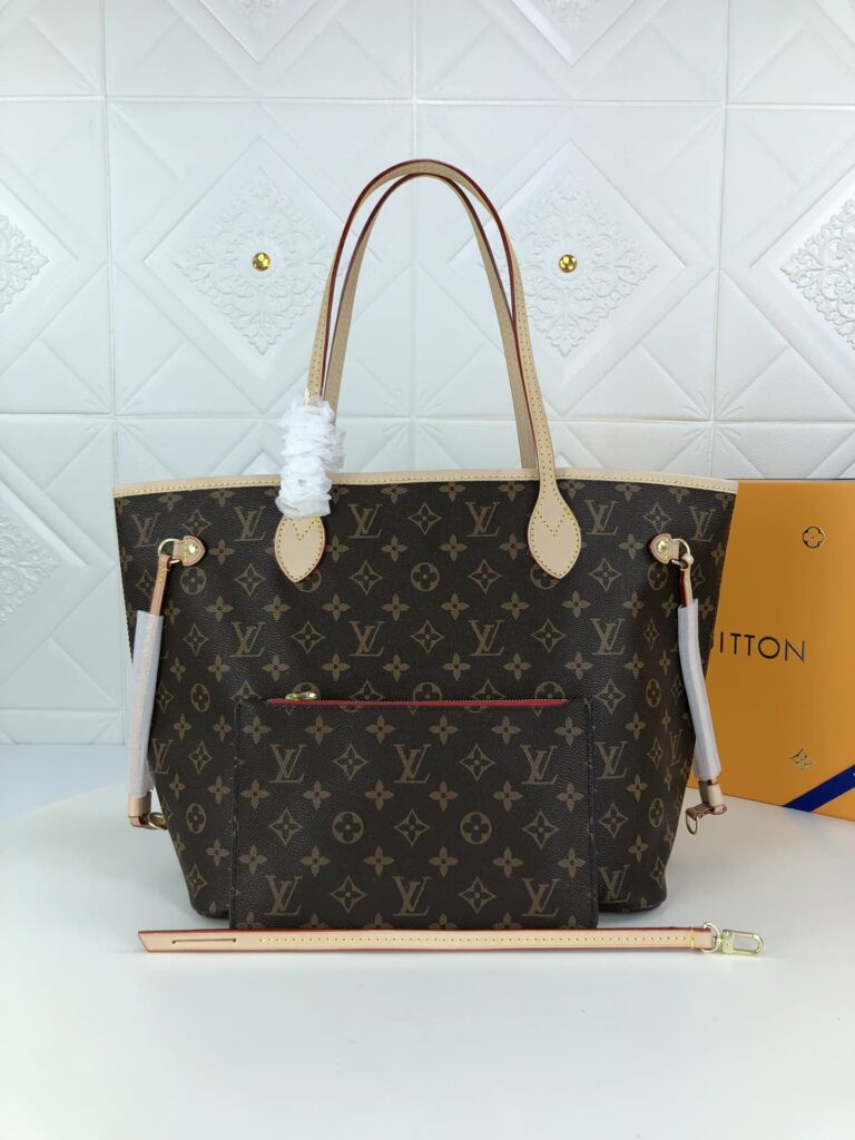 Louis Vuitton Neverfull Brown And Red Mm 32Cm M41178 - Image 2
