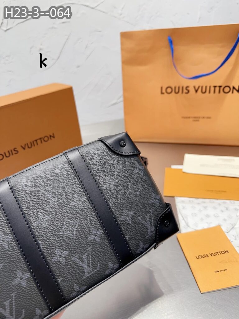 Louis Vuitton Soft Trunk Monogram Eclipse Canvas Black 23Cm M69838 - Image 9