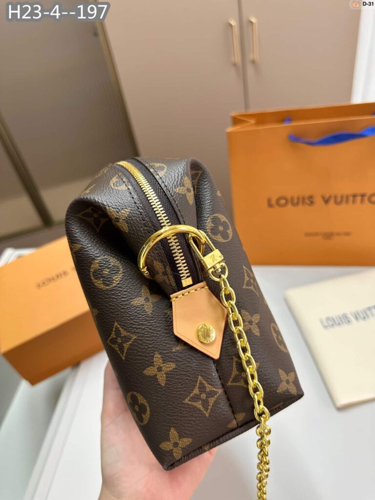 Louis Vuitton Cosmetic Pouch Gm Brown 27Cm M46458 - Image 9