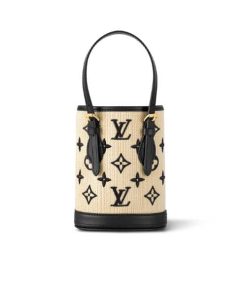 Louis Vuitton Nano Bucket Bag Black 17Cm M82418