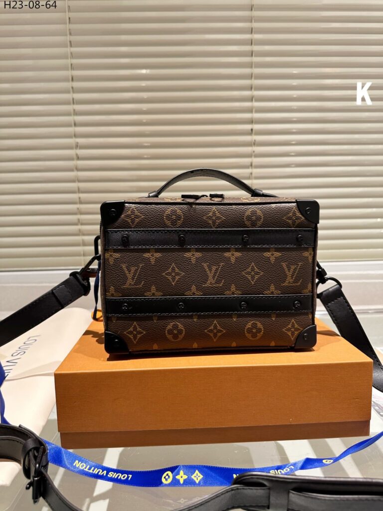 Louis Vuitton Handle Solf Trunk Brown Black 22Cm M45935 - Image 2