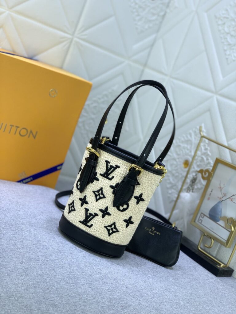 Louis Vuitton Nano Bucket Bag Black 17Cm M82418 - Image 3