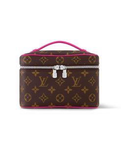 Louis Vuitton Nice Mini Monogram Canvas Pink 20Cm M46767